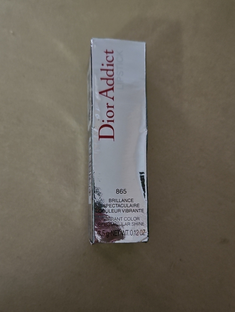 Dior Addict Lipstick - Silver Packaging with Red Logo